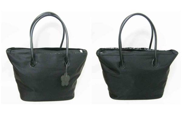 ■MARY QUANT【マリークワント】黒トートバッグ■