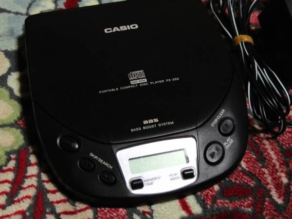 CASIO ポータブルCDプレーヤー PZ-250 動作品(CDプレーヤー)｜売買され