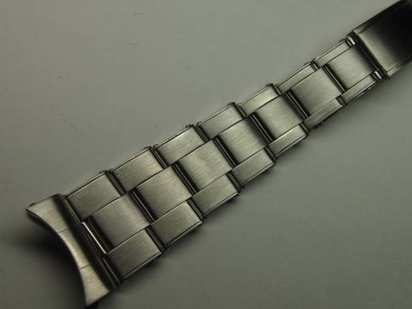 ロレックス純正エクステ、リベットブレス6635，19mm極上  