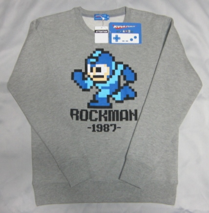 カプコン ロックマン トレーナー スウェット ファミコン Lサイズ