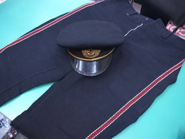 消防 ズボン 刺し子 帽子 制帽 レトロ アンティーク