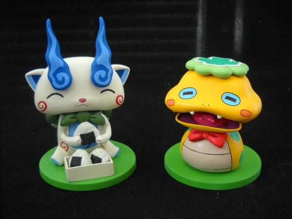 妖怪ウォッチプラモデル ツチノコ&コマさん 塗装完成品 一品物(完成品