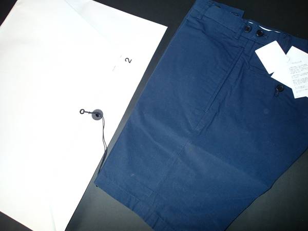 新品 VISVIM SLACKS SHORTS　NAVY 2 ICT WTAPS BANDANA