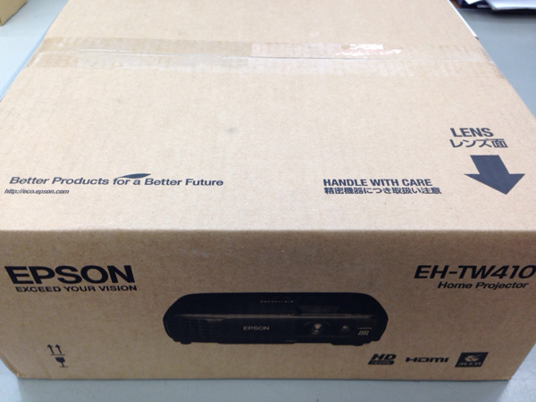 未開封新品]EPSON プロジェクター EH-TW410 映像機器 家電、AV、カメラ