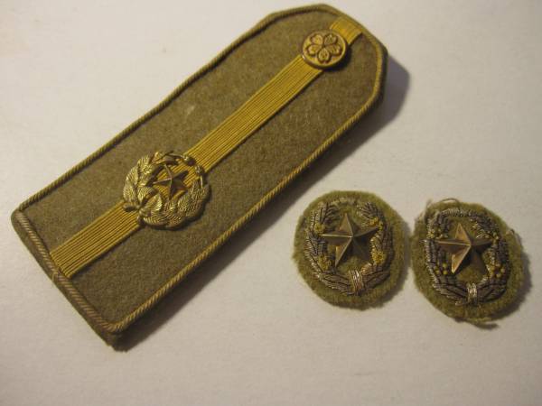 日本陸軍 幹部候補生 士官候補生 特別徽章 襟章 肩章 勲章(部隊章