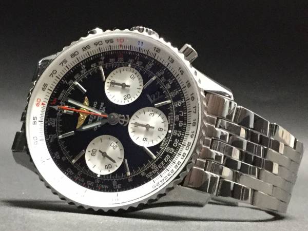 新品 ナビタイマー 01 タイプ クロノグラフ完全稼働モデル アクセサリー、時計 ナビタイマー