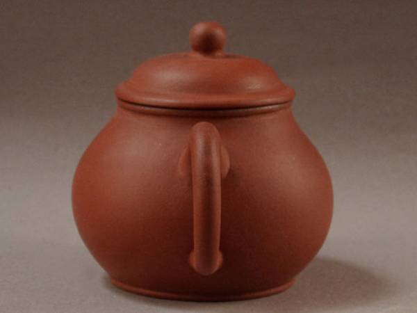 茶】煎茶道具 中国宜興 荊渓南孟臣製朱泥《急須》茶壺