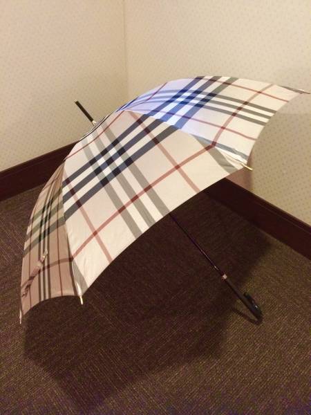 新品　即決　バーバリーノバチェック　雨傘　60㎝