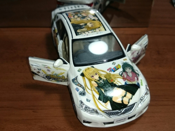 痛車 マークX ミニカー カラーサンプル 非売品 カスタム(トヨタ)｜売買