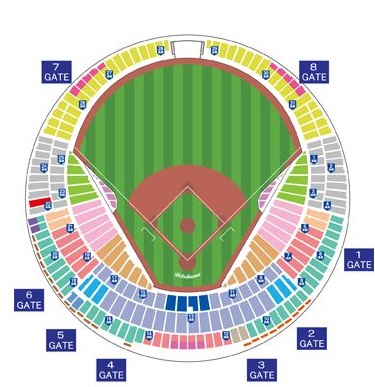 【雨保障有】8/9横浜DeNA-阪神3塁側内野指定Cペア【送料無料】