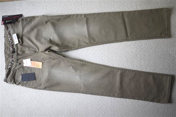 新品EDWIN ERZ002-14 Lサイズ ジャージーズ テーパード カーキ*