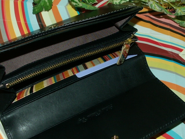 395c☆新品正規　ポールスミス　高級ハンドステインカーフ長財布