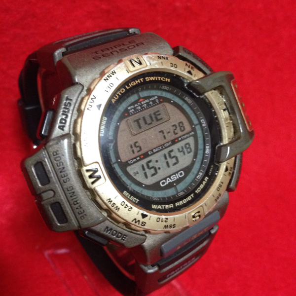 PRO TREK/プロトレック PRT-40 動作OK バックライト◎