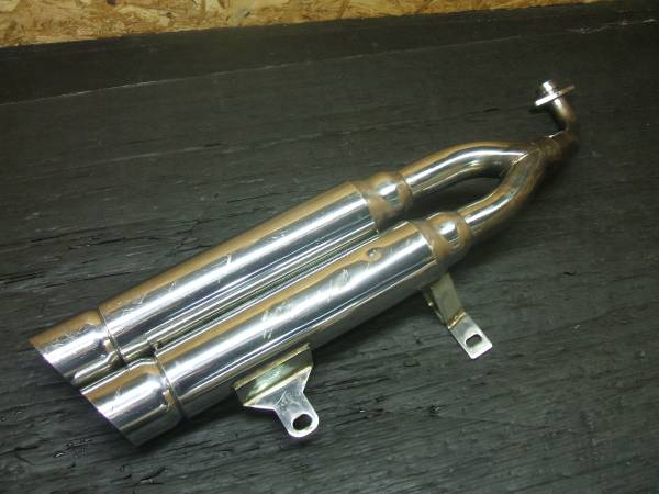 バイク ウィルズウィン スタイリッシュツインマフラー シグナス1〜3型用