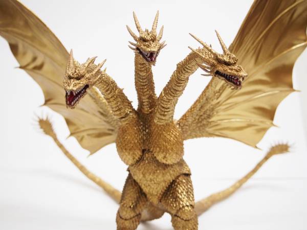 ○S.H.モンスターアーツ キングギドラ　中古○