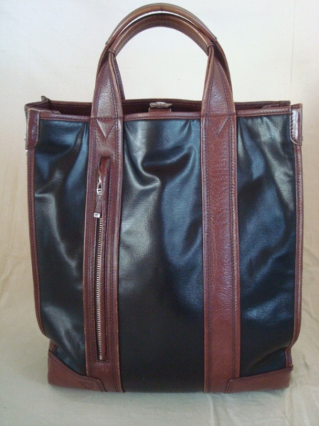 DI CARO◆レザー×伊製高級素材　トートバッグ　【廃盤】