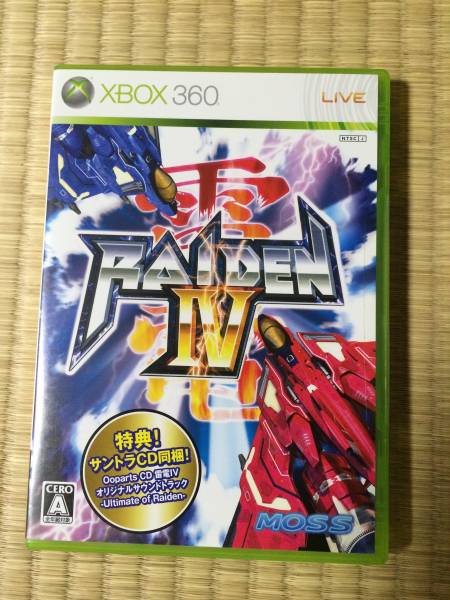 XBOX360 雷電Ⅳ 中古品