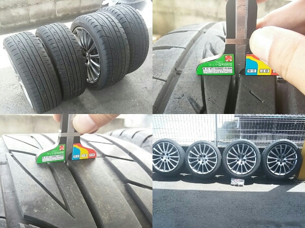 レクサス　純正18インチAW　タイヤセット