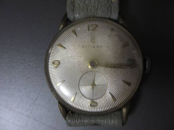 手巻き 可動品 CITIZEN 変わり文字盤 アンティーク時計