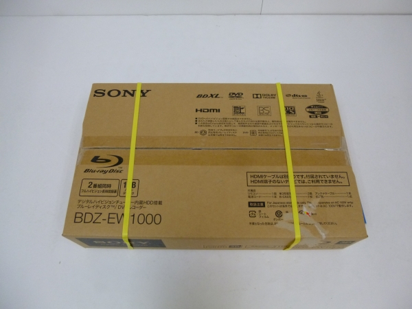 56☆SONY BD/DVDレコーダー BDZ-EW1000 未使用品 箱汚れ有り