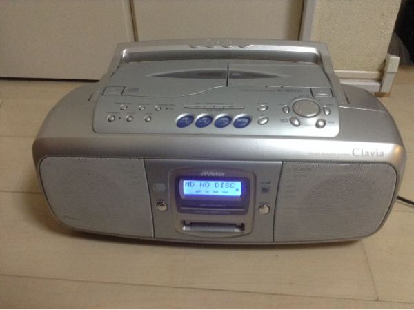 ビクター CDMDラジカセ Clavia RC-MD330-S_2