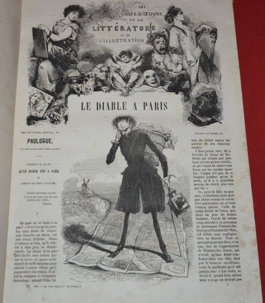 ガヴァルニ，ベルタル他挿絵/パリの悪魔/1853年