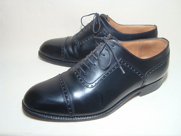 JM Weston ウエストン キャップトゥ カーフ ブラック 6.5E