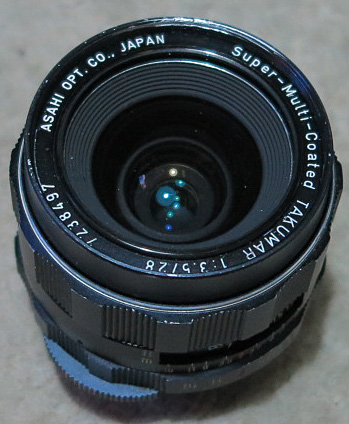 アサヒペンタックス TAKUMAR 28mm f3.5 M42