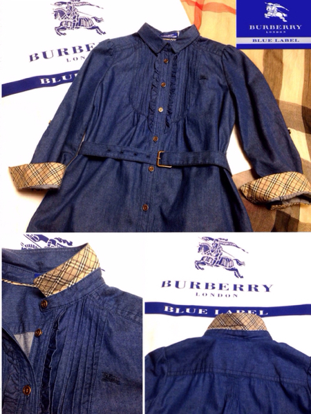 ◆新品未使用◆14春夏完売 ブルーレーベル デニムワンピース36