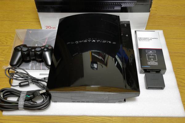 初期 プレイステーション3 PS3 500GB メモリーカードアダプター_1