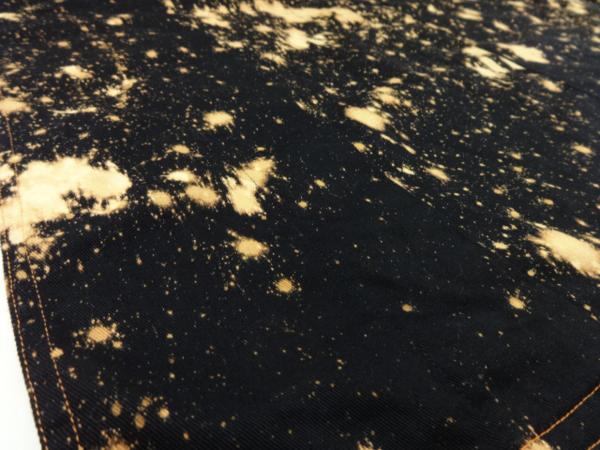 デニム着物 小紋 スタイリッシュ模様 ■ ひまわり ■ 268