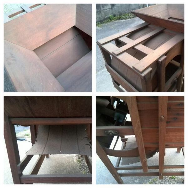 ☆アンティーク 木製 古民具 脱穀機/精米機 ジャンク品(業務用精米機