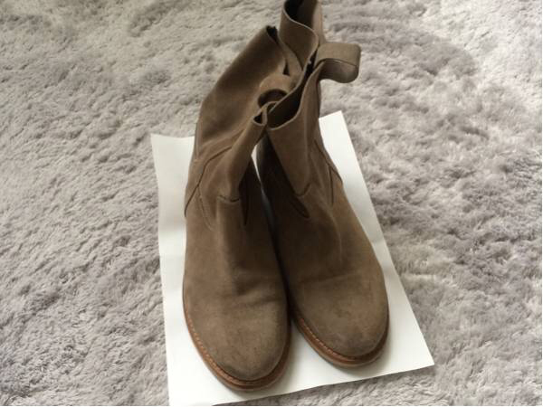 送料無料☆イタリア購入☆美品☆スエードショートブーツ☆36