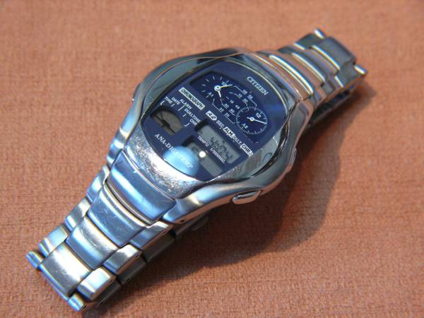 シチズン CITIZEN「ANA DIGI TEMPアナデジテンプ」電池交換済(シチズン