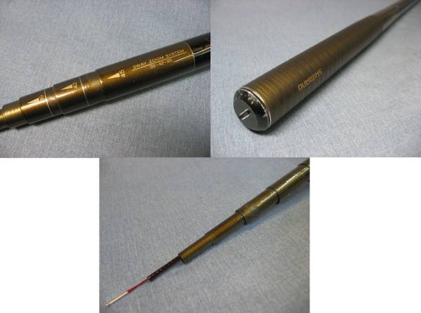 SHIMANO シマノ　α ZOOM 小柄 SX 45 渓流　竿 シマノ 渓流竿 αズーム小柄SX45 39-42-45ズーム 中古品(シマノ)｜売買