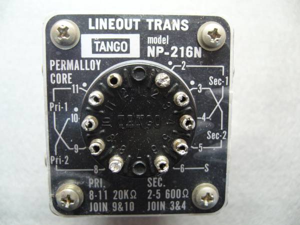 TANGOタンゴライン出力トランス NP－216 中古 元箱つき(パーツ