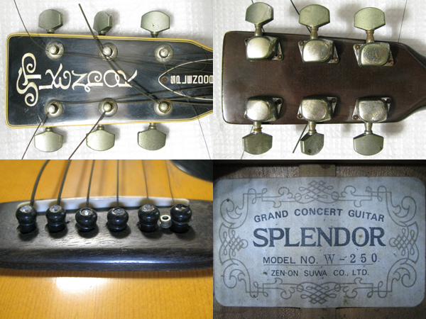 SPLENDOR W-250 スプレンダー アコースティックギター(本体)｜売買され