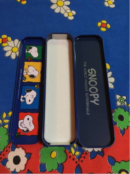 ☆昭和レトロ!スヌーピー缶ペンケース☆筆箱SNOOPYサンリオ(スヌーピー