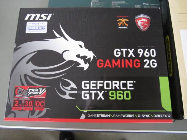 MSI GTX 960 GAMING 2G
