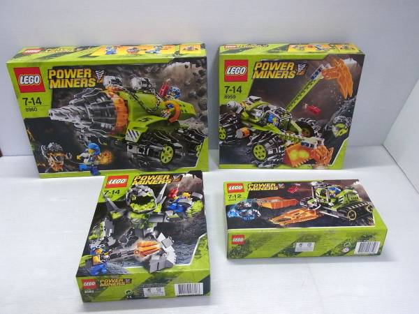 LEGO/レゴ POWER MINERS 8959/8960/他Set/未開封[1[16-H168