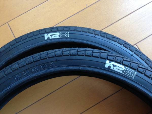 KENDA K2Bタイヤ2本＋チューブ2本・未使用（中古扱）／BMX BTR