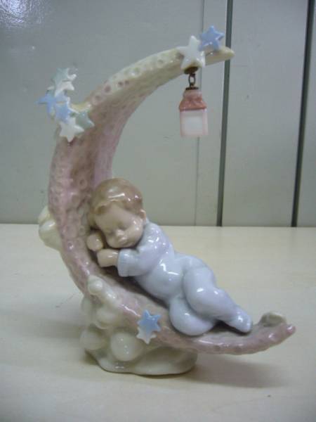 ◆◇LLADRO リヤドロ 三日月に眠る子供◇◆
