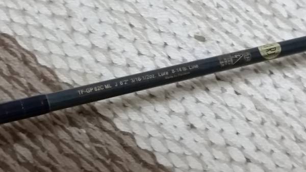 フェンウィック☆テクナGP☆TF-GP62CML J☆中古(1ピースベイトロッド 