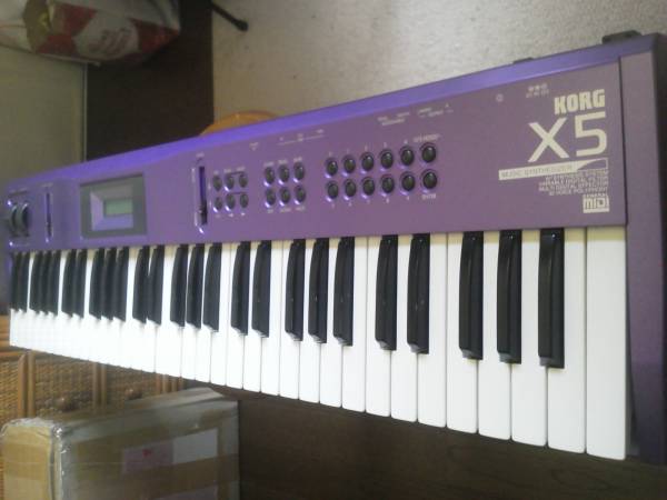 【限定色パープル】KORG X5 シンセサイザー（初期化済）(コルグ)｜売買