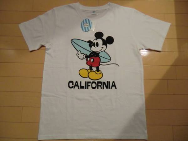 disney☆　ミッキー surf california Tシャツ ☆ロンハーマン
