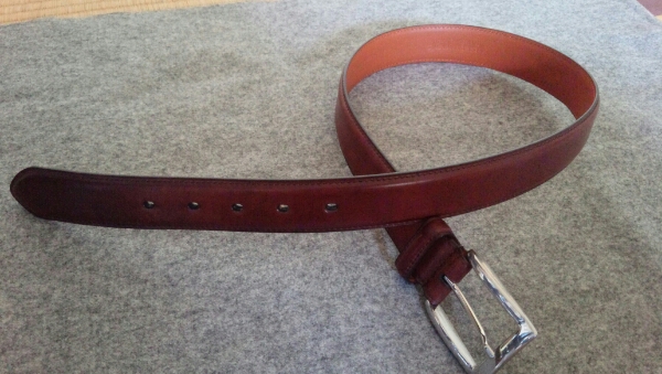 コードバンベルト/馬皮/茶/ブラウン/送料込