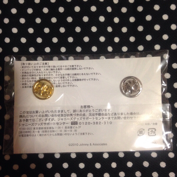 嵐 グッズ 君と僕の見ている風景 会場限定ピンバッジ 福岡_2