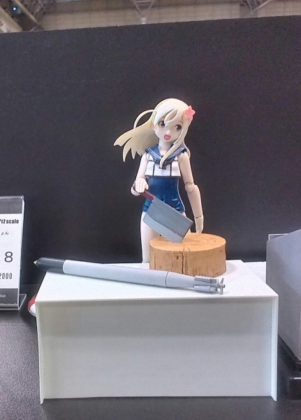 ワンフェス2015夏La不細工デリ子新作「フル可動1/12呂500 艦これ