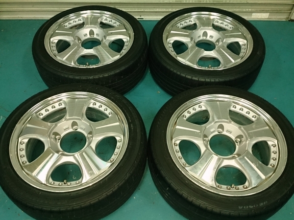 希少! ジムニー用17インチ 7JX17inch 中古ホイール4本 JB23/JA11 