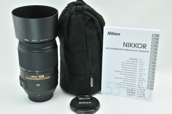 極美~ニコン NIKON AF-S DX 55-300mm F4.5-5.6G ED VR 付属 極美~ニコン NIKON AF-S DX 55-300mm F4.5-5.6G ED VR 付属